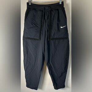 Nike Sportswear Essential Woven High Rise Pants Black DQ6809-010 Women Sz S EUC